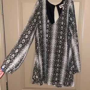 Show Me Your Mumu - Snake print dress - size small